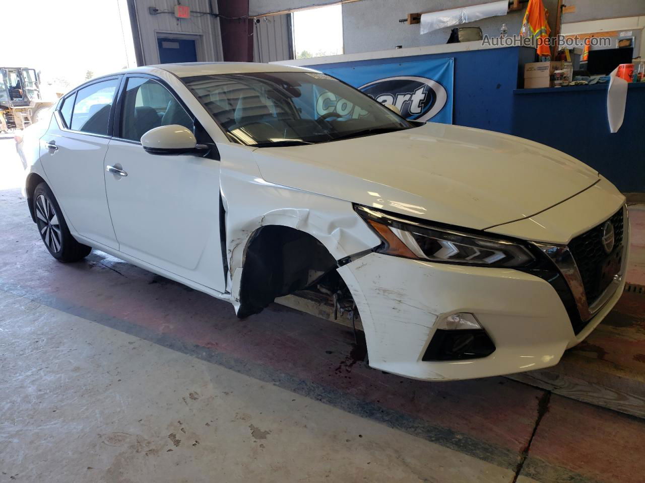 2021 Nissan Altima Sl White vin: 1N4BL4EW7MN331130