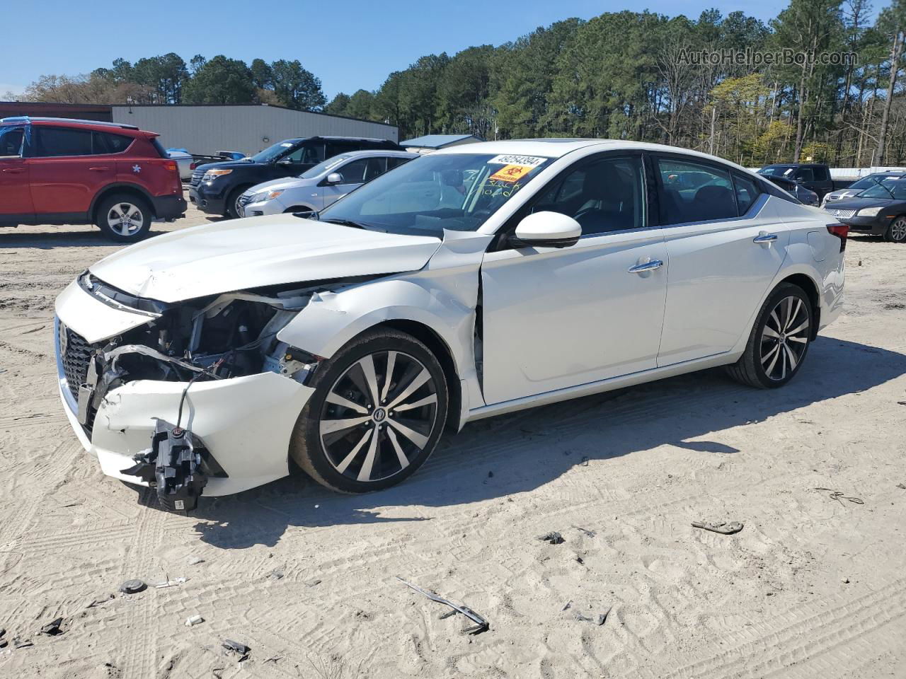 2020 Nissan Altima Platinum White vin: 1N4BL4FW0LC153196