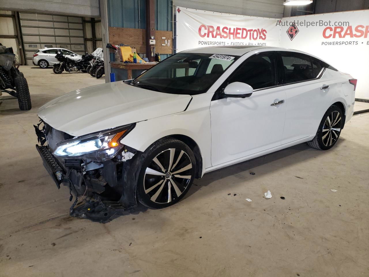 2019 Nissan Altima Platinum White vin: 1N4BL4FW6KN302777