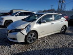 2019 Nissan Leaf S Plus White vin: 1N4BZ1CP0KC321301