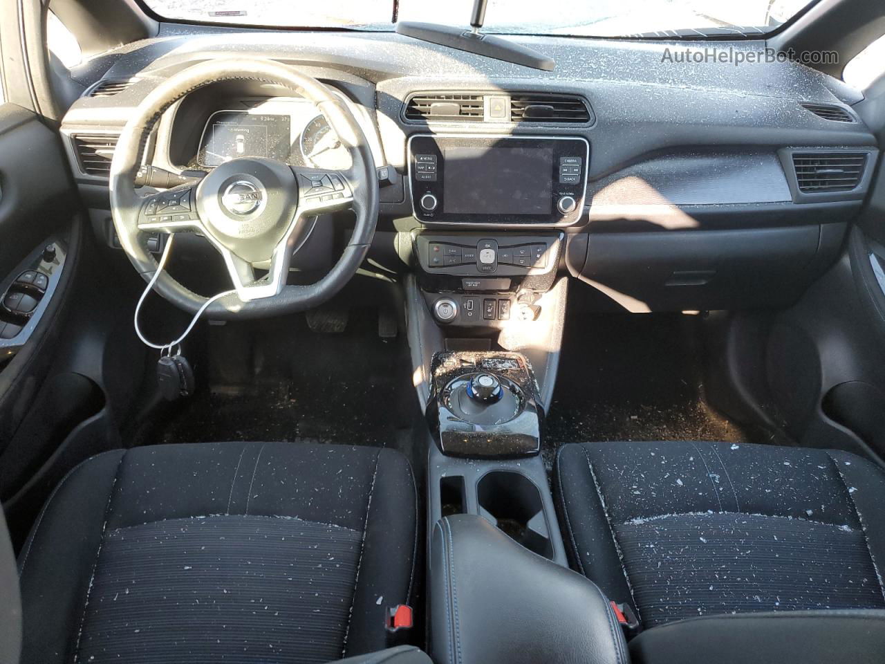 2019 Nissan Leaf S Plus White vin: 1N4BZ1CP0KC321301
