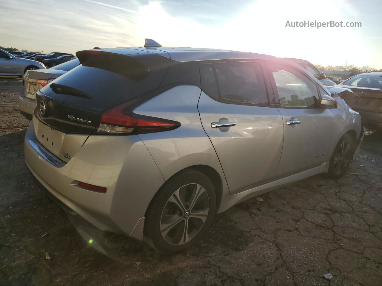 2019 Nissan Leaf S Plus Silver vin: 1N4BZ1CP1KC310212