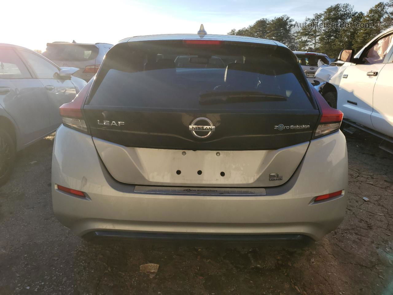 2019 Nissan Leaf S Plus Silver vin: 1N4BZ1CP1KC310212