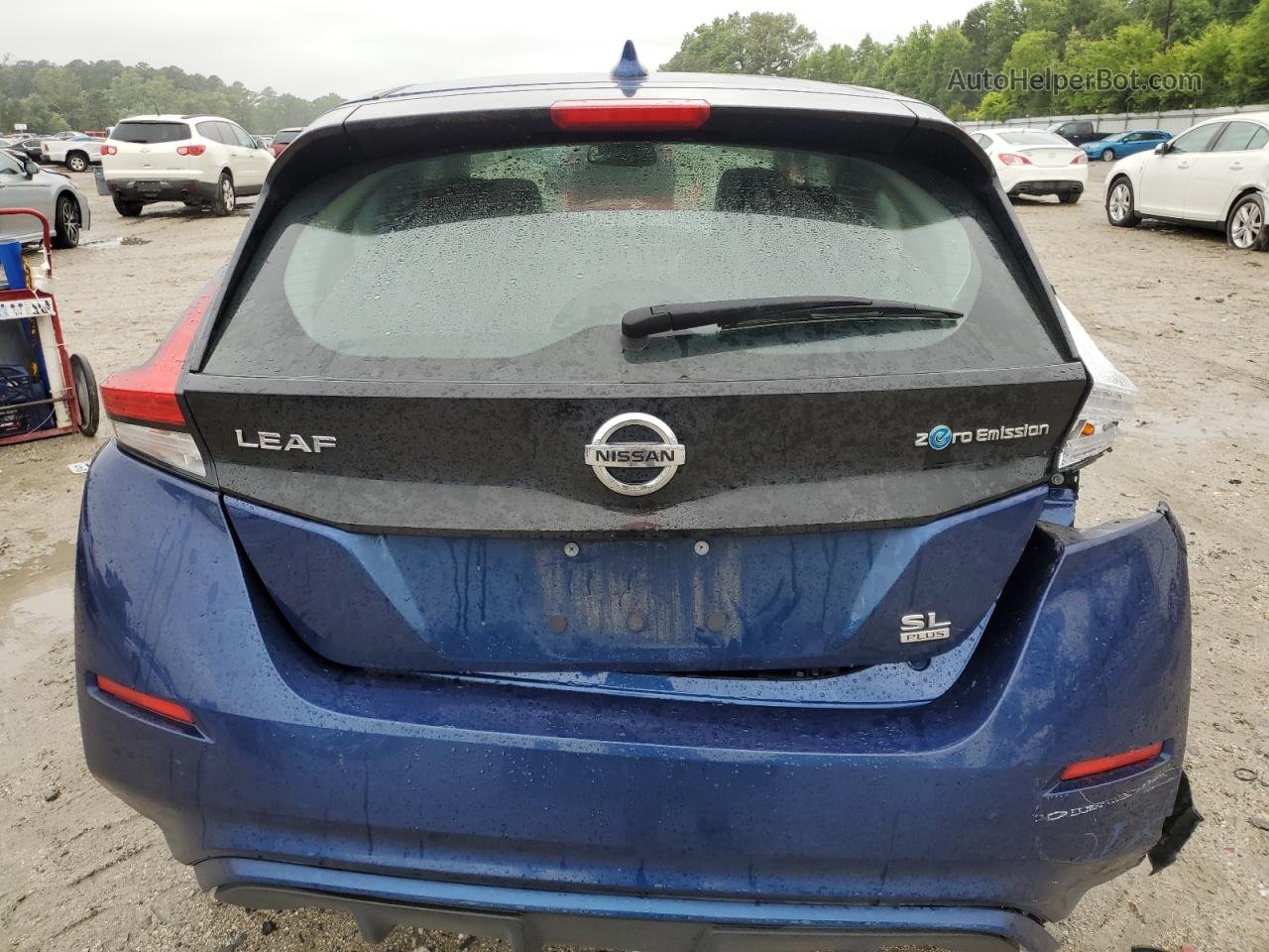 2019 Nissan Leaf S Plus Blue vin: 1N4BZ1CP1KC320514