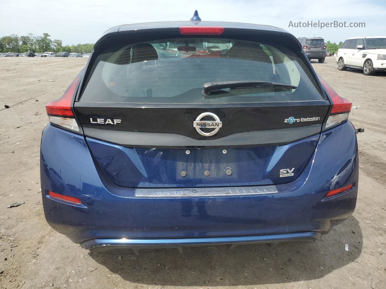 2019 Nissan Leaf S Plus Blue vin: 1N4BZ1CP1KC321274