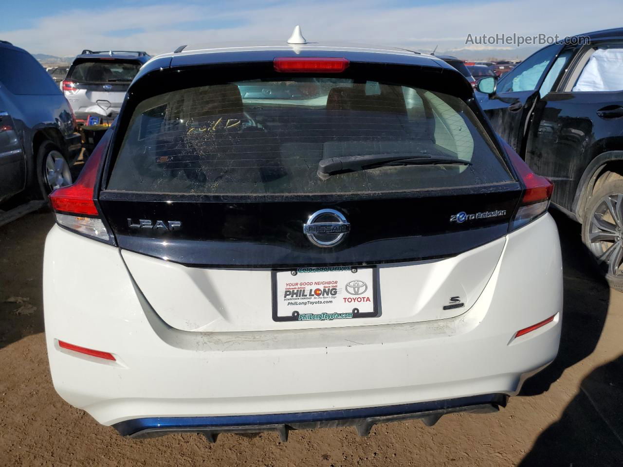 2019 Nissan Leaf S Plus White vin: 1N4BZ1CP2KC321560