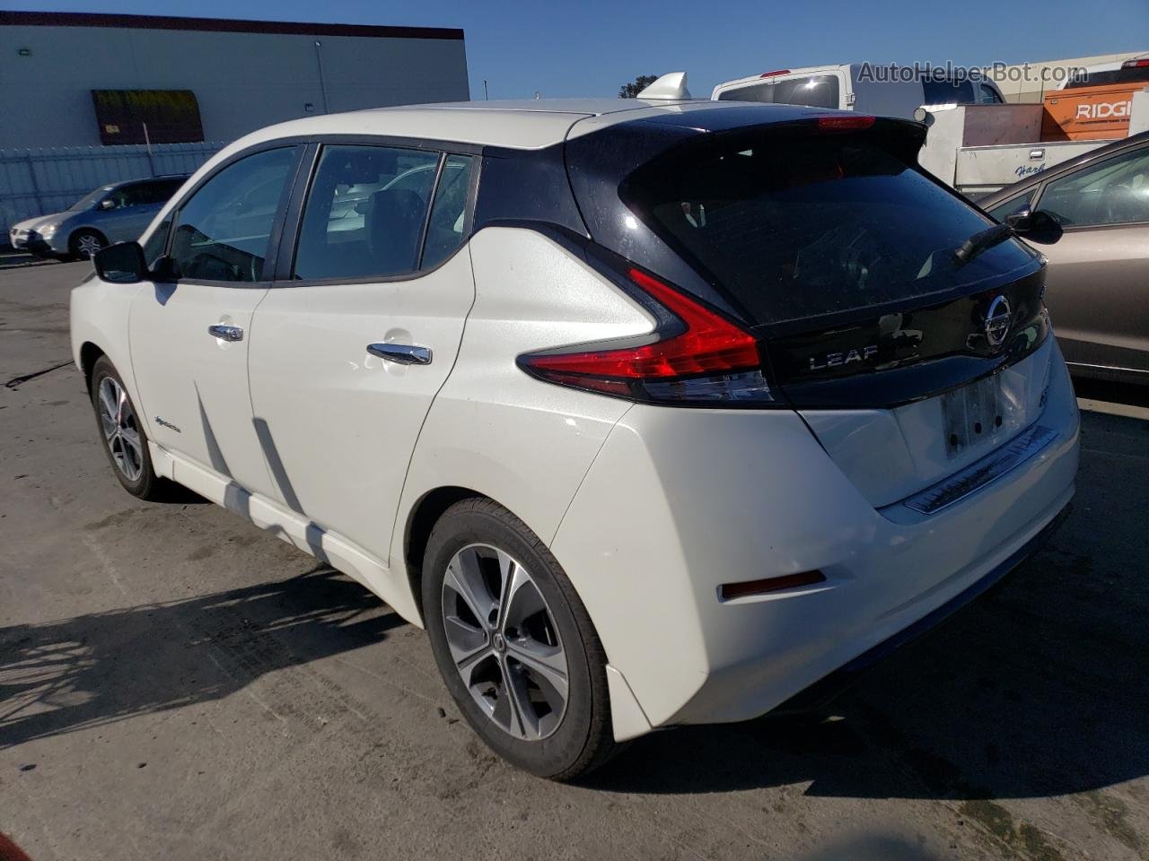 2019 Nissan Leaf S Plus Белый vin: 1N4BZ1CP3KC313189