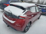 2019 Nissan Leaf S Plus Burgundy vin: 1N4BZ1CP3KC319445