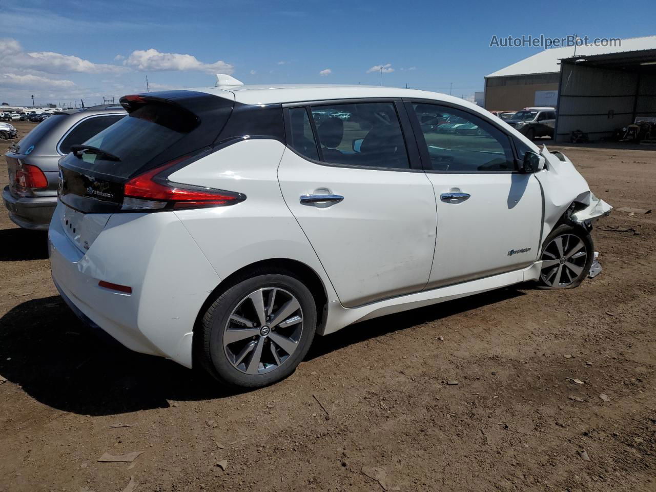 2019 Nissan Leaf S Plus Белый vin: 1N4BZ1CP3KC321051