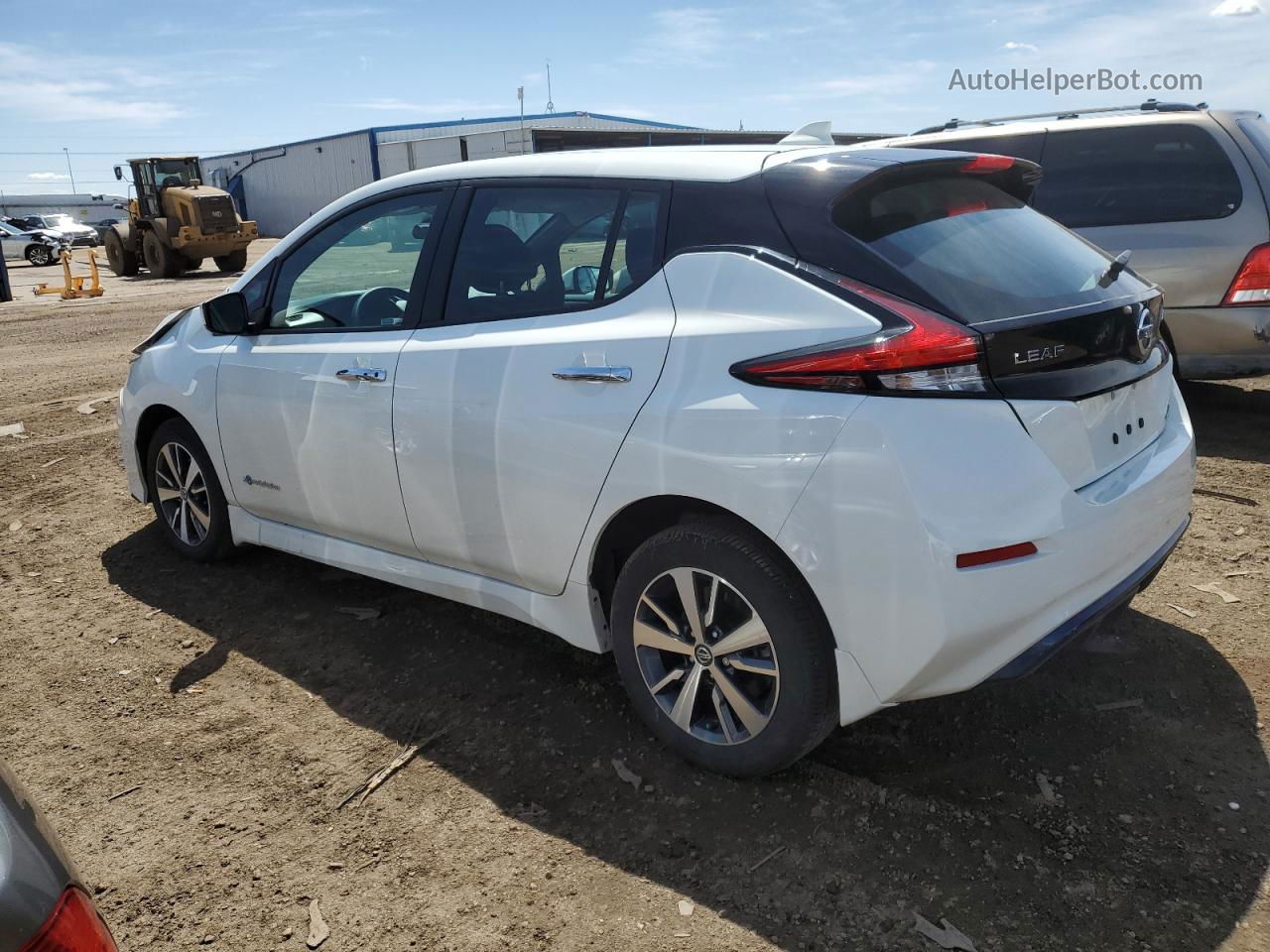 2019 Nissan Leaf S Plus White vin: 1N4BZ1CP3KC321051