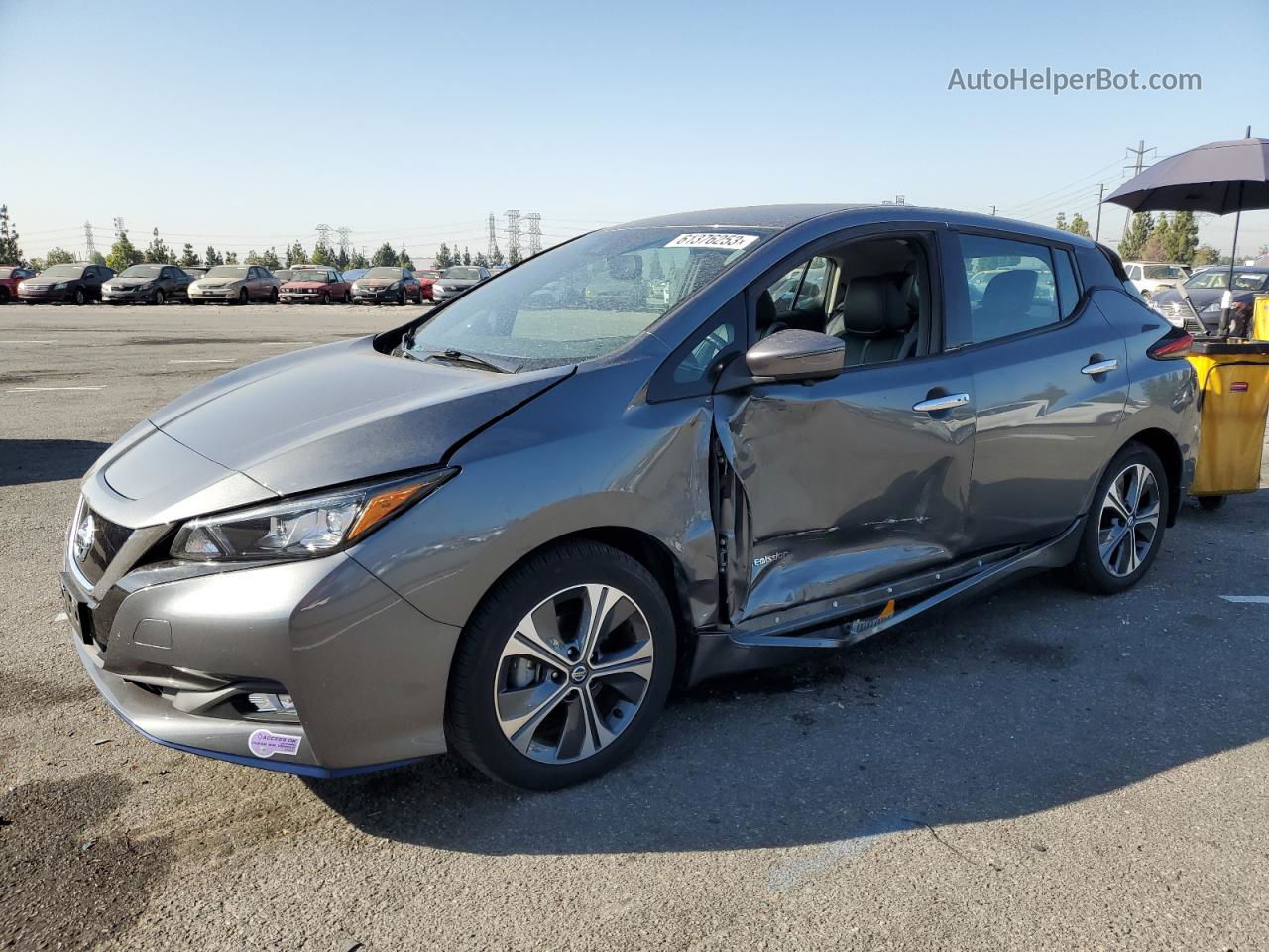 2019 Nissan Leaf S Plus Charcoal vin: 1N4BZ1CP4KC309197