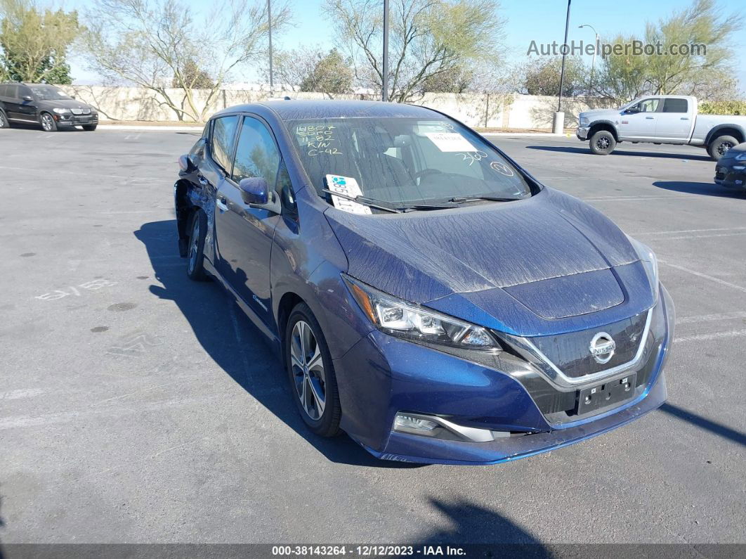 2019 Nissan Leaf Sl Plus Blue vin: 1N4BZ1CP4KC310978