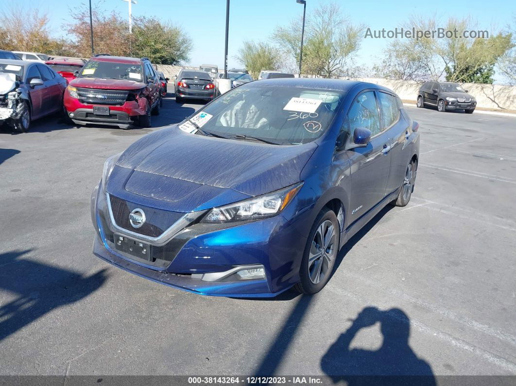 2019 Nissan Leaf Sl Plus Blue vin: 1N4BZ1CP4KC310978