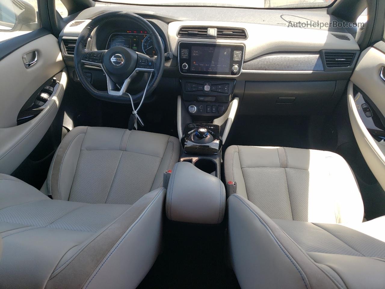 2019 Nissan Leaf S Plus Белый vin: 1N4BZ1CP4KC312584