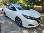 2019 Nissan Leaf Sv Plus White vin: 1N4BZ1CP4KC318255