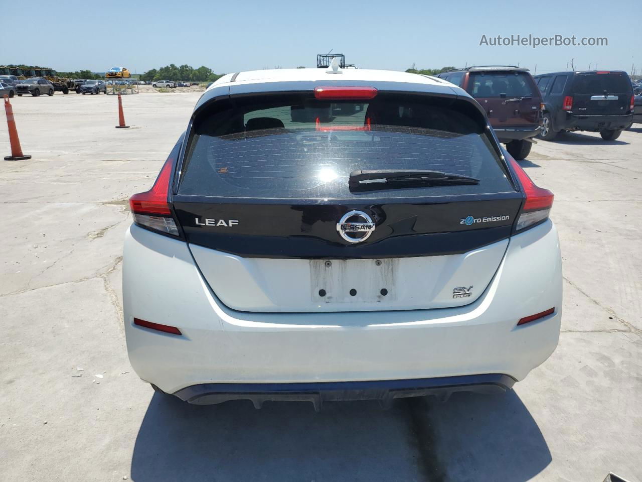 2019 Nissan Leaf S Plus Белый vin: 1N4BZ1CP4KC318286