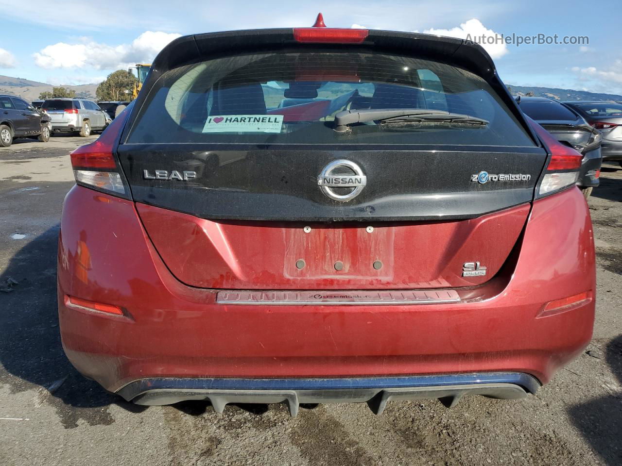 2019 Nissan Leaf S Plus Красный vin: 1N4BZ1CP4KC318496