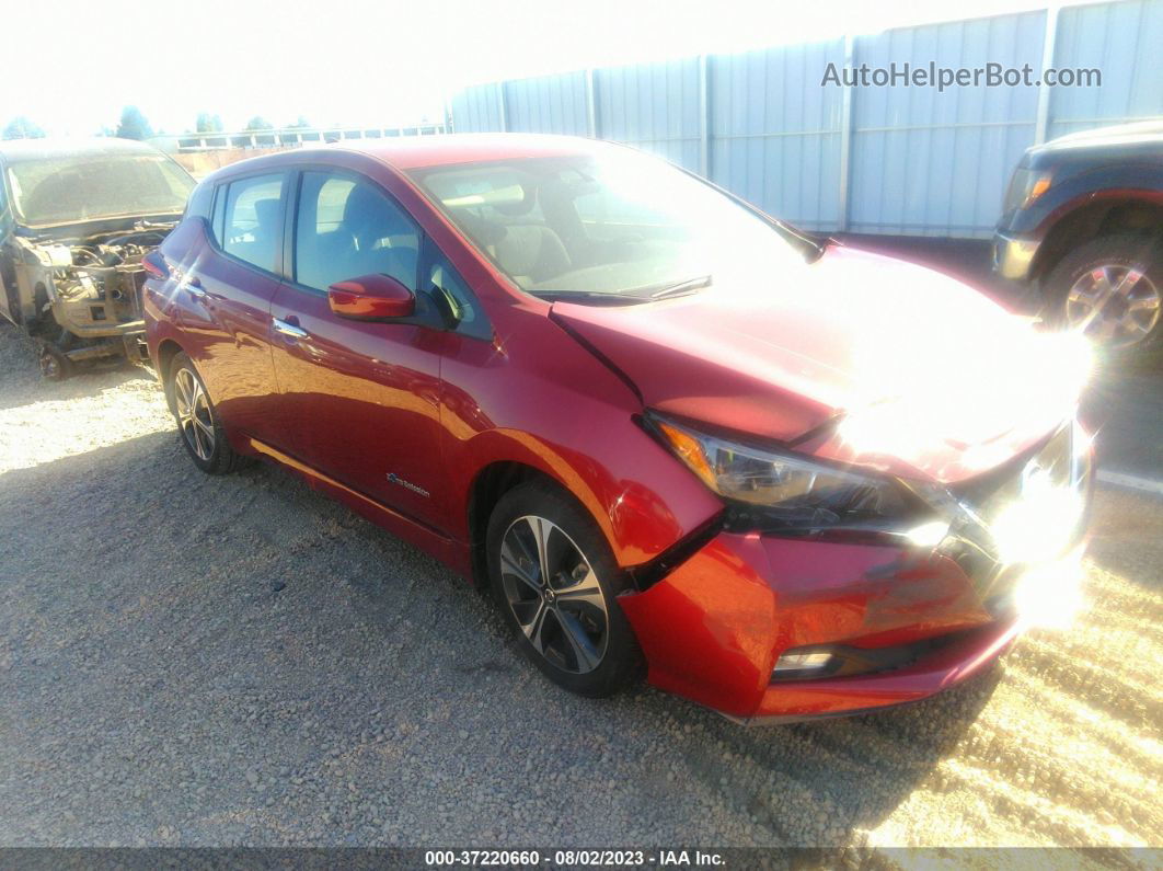 2019 Nissan Leaf Sv Plus Red vin: 1N4BZ1CP4KC319714