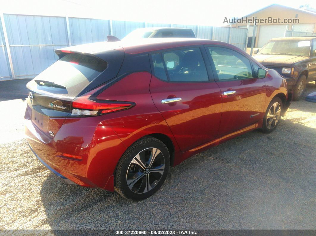 2019 Nissan Leaf Sv Plus Красный vin: 1N4BZ1CP4KC319714