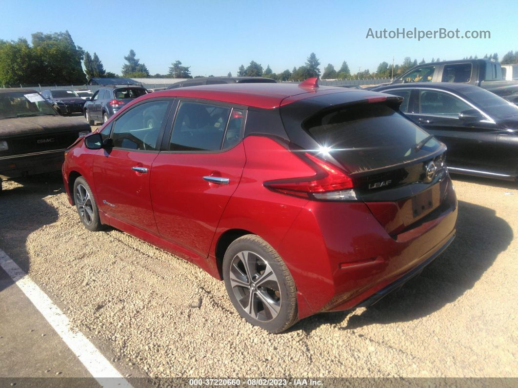 2019 Nissan Leaf Sv Plus Красный vin: 1N4BZ1CP4KC319714