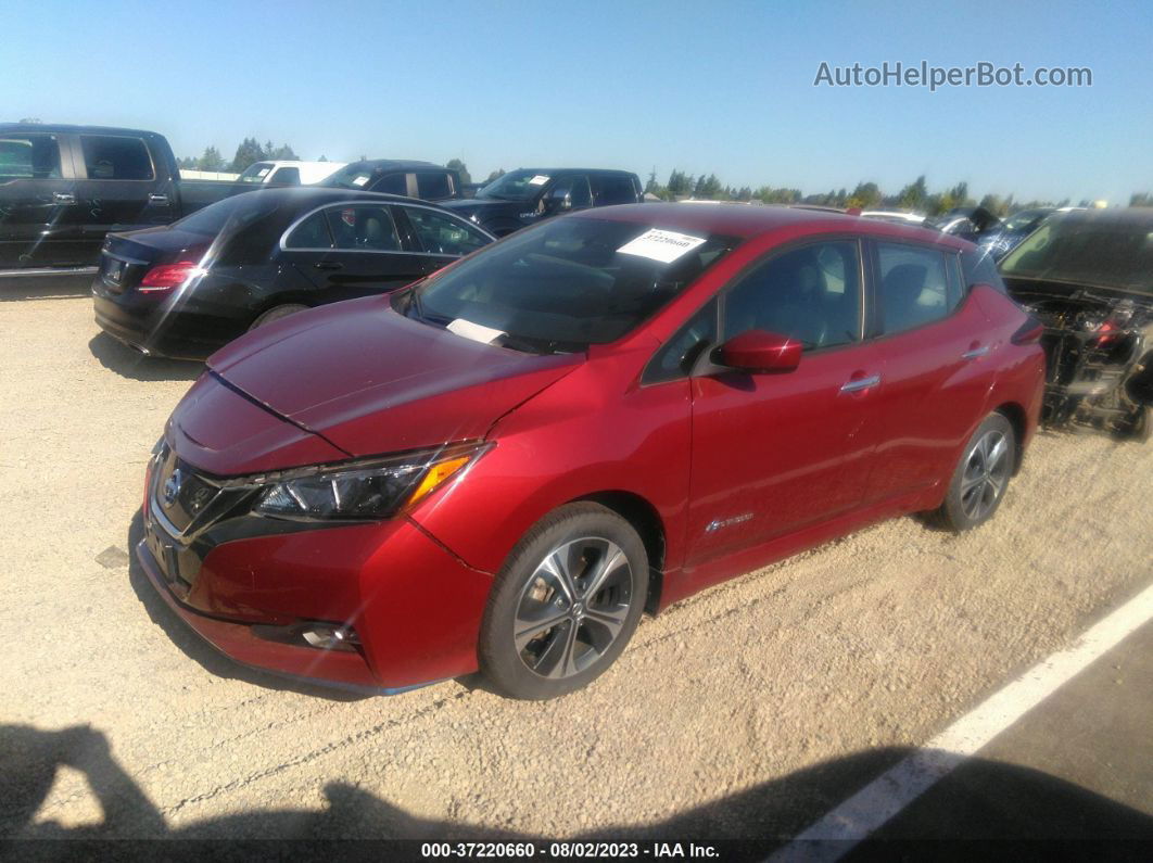 2019 Nissan Leaf Sv Plus Red vin: 1N4BZ1CP4KC319714