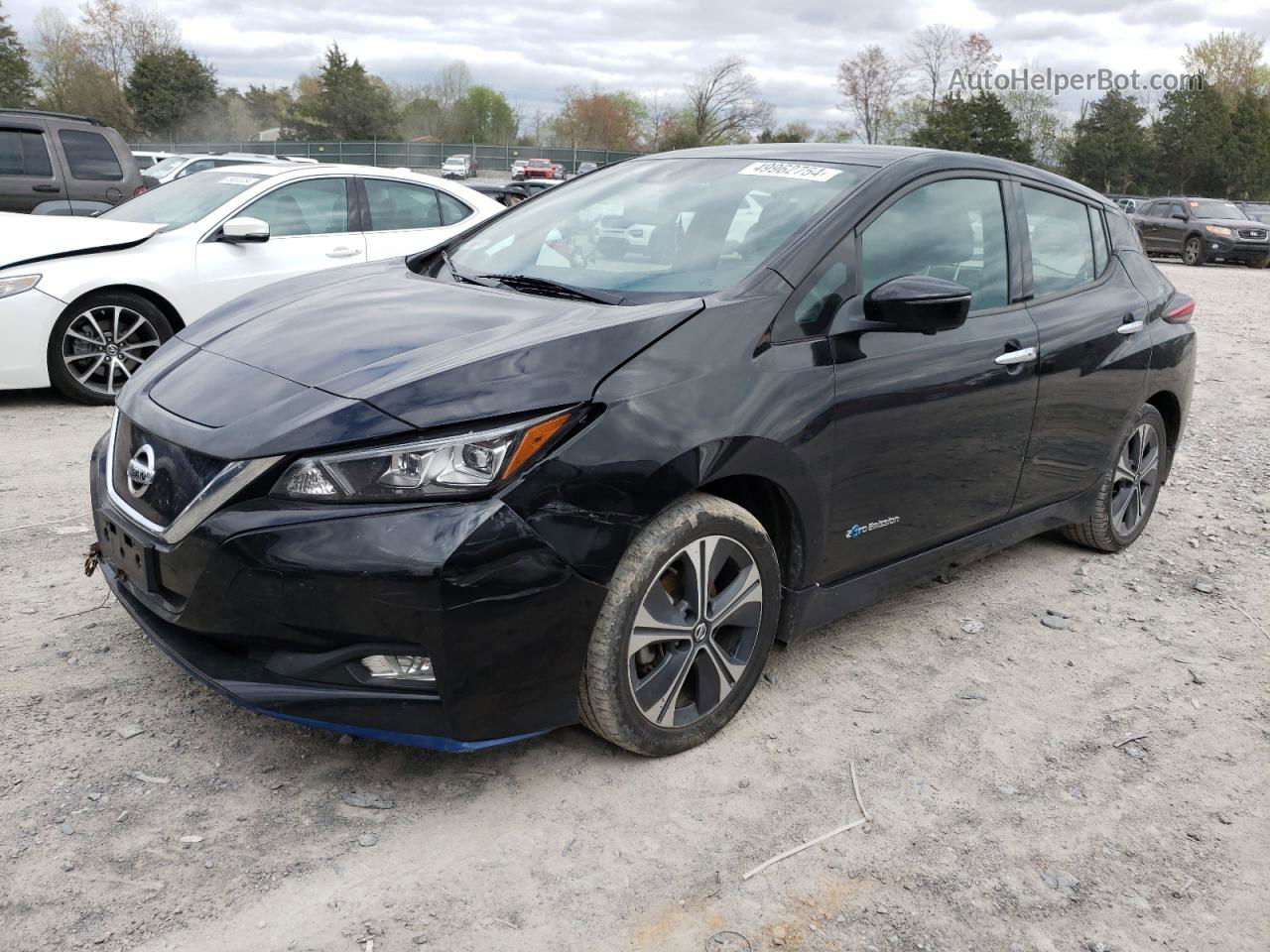 2019 Nissan Leaf S Plus Black vin: 1N4BZ1CP5KC310097