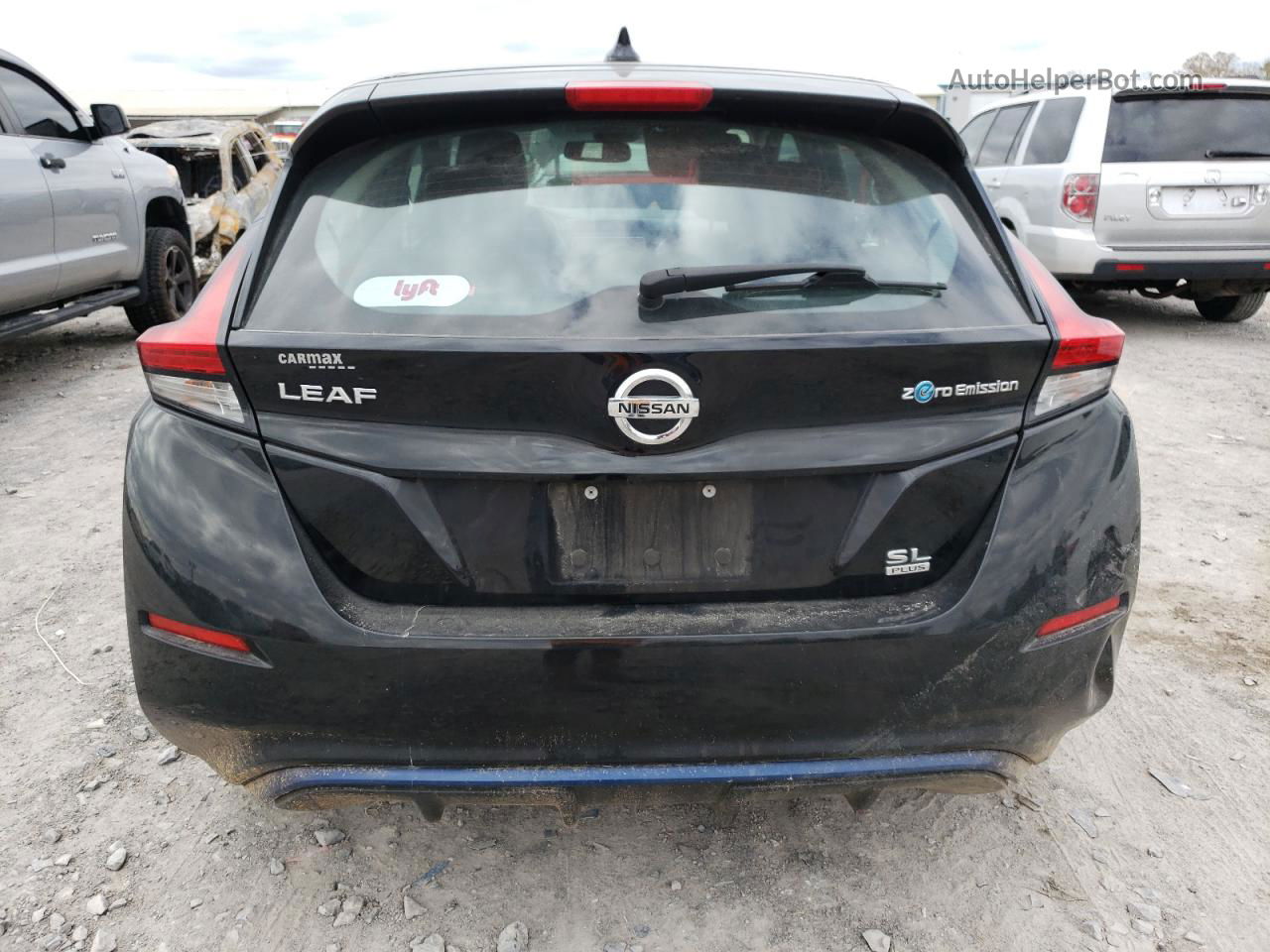 2019 Nissan Leaf S Plus Черный vin: 1N4BZ1CP5KC310097