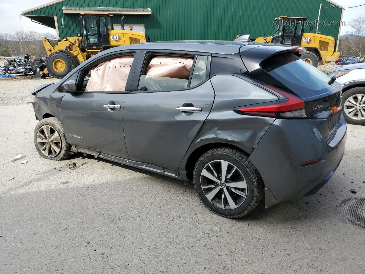 2019 Nissan Leaf S Plus Gray vin: 1N4BZ1CP5KC313937