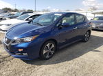 2019 Nissan Leaf S Plus Blue vin: 1N4BZ1CP5KC318152