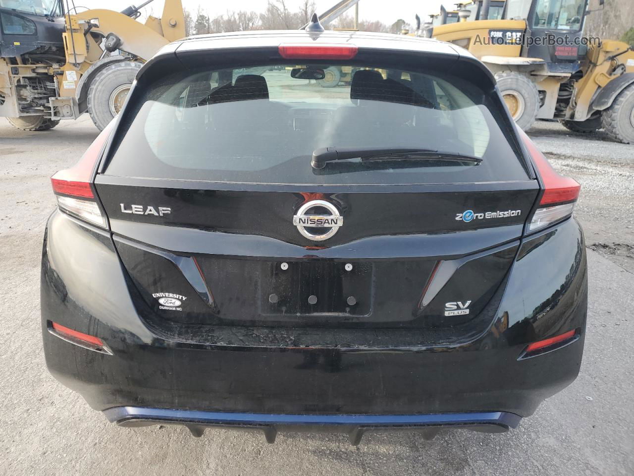 2019 Nissan Leaf S Plus Черный vin: 1N4BZ1CP6KC309668