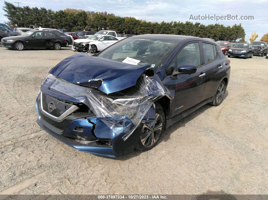 2019 Nissan Leaf Sl Plus Dark Blue vin: 1N4BZ1CP6KC310996