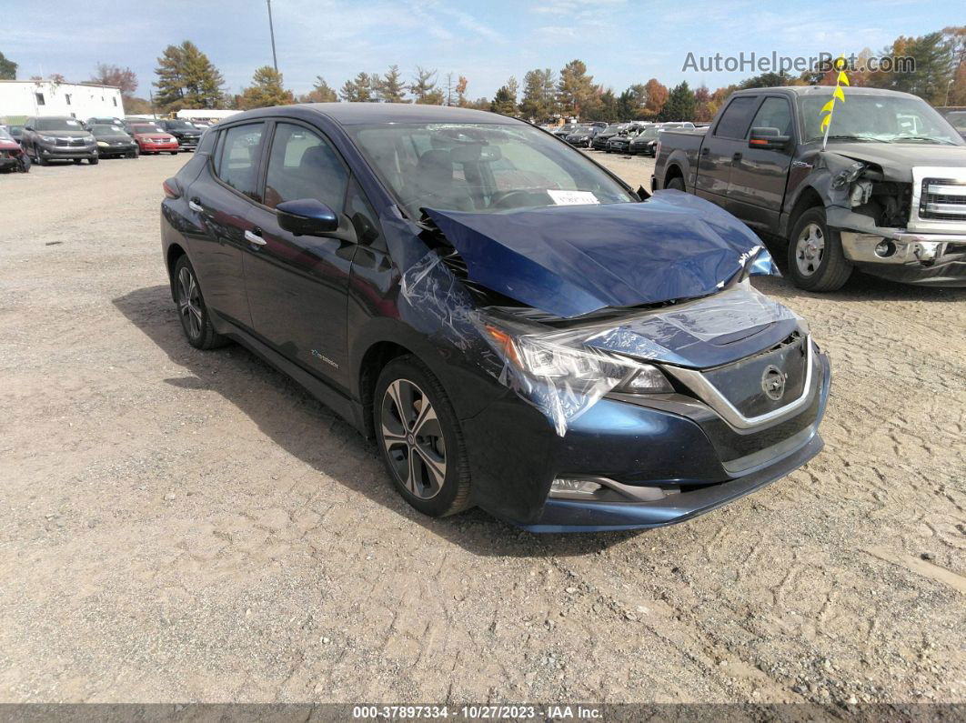 2019 Nissan Leaf Sl Plus Dark Blue vin: 1N4BZ1CP6KC310996