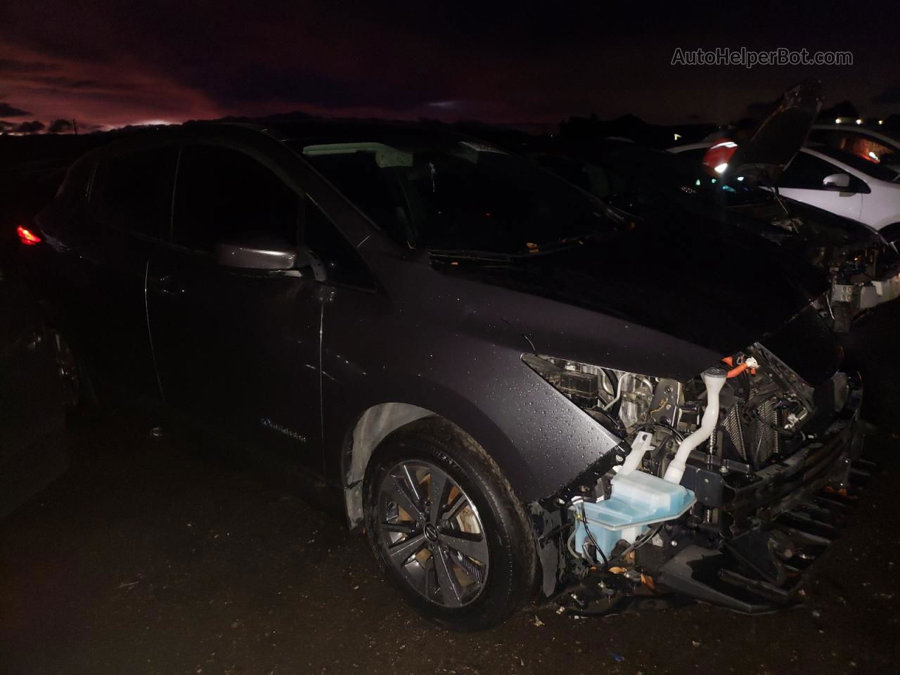 2019 Nissan Leaf S Plus Gray vin: 1N4BZ1CP7KC312174