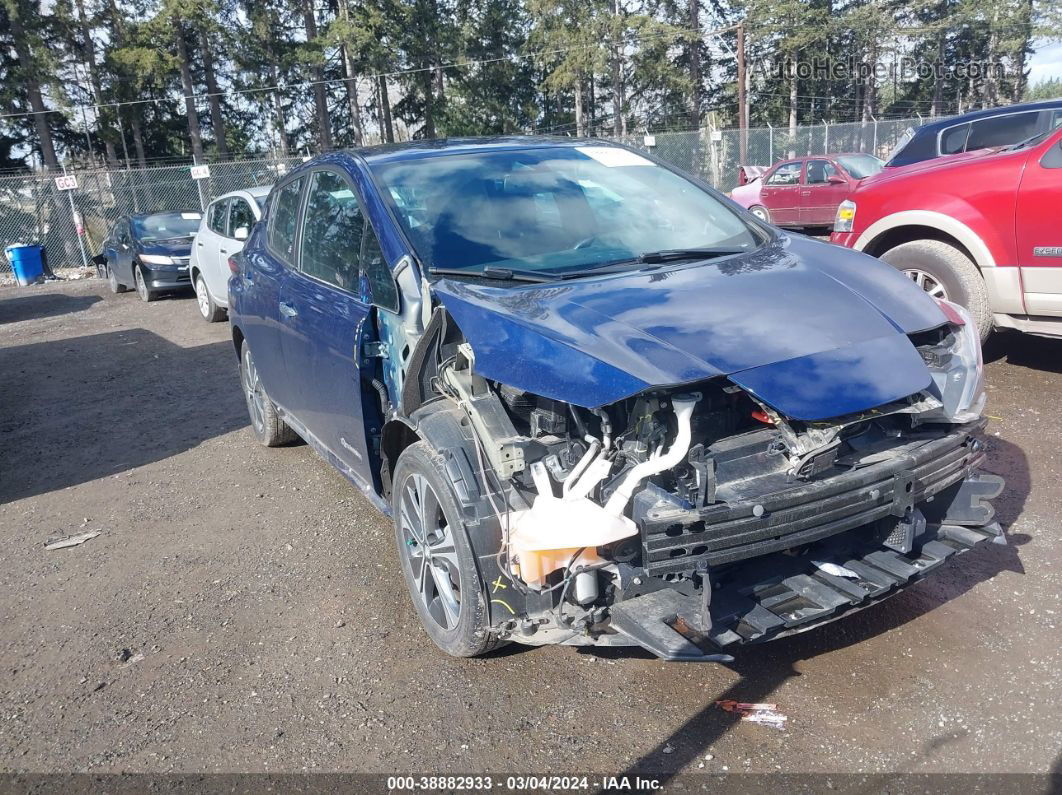 2019 Nissan Leaf Sv Plus Blue vin: 1N4BZ1CP7KC319190