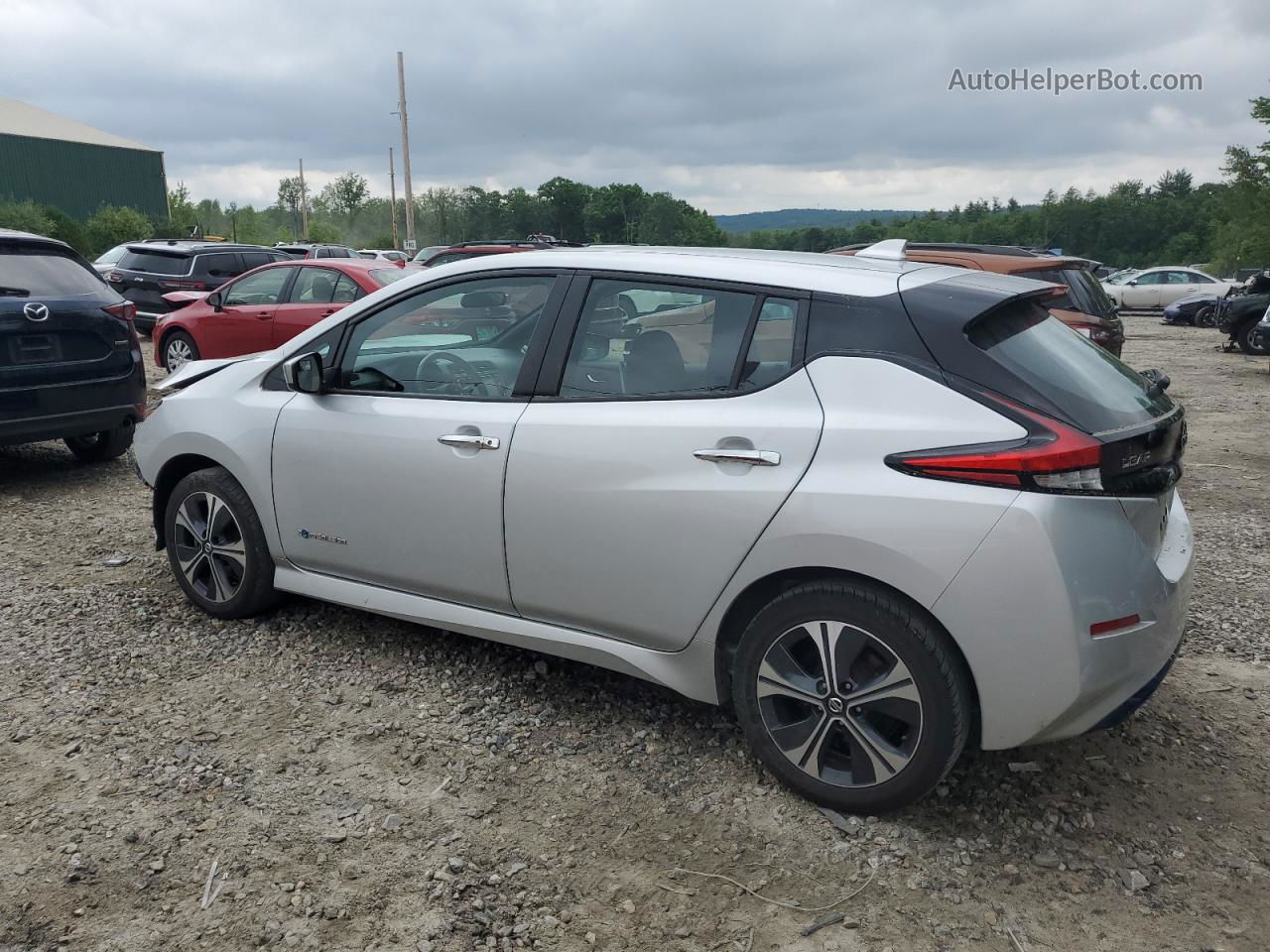 2019 Nissan Leaf S Plus Серебряный vin: 1N4BZ1CP8KC317917