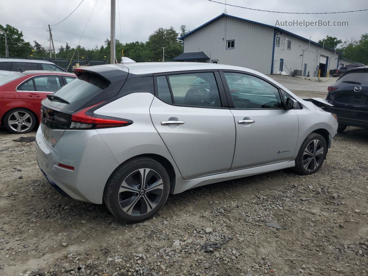 2019 Nissan Leaf S Plus Серебряный vin: 1N4BZ1CP8KC317917