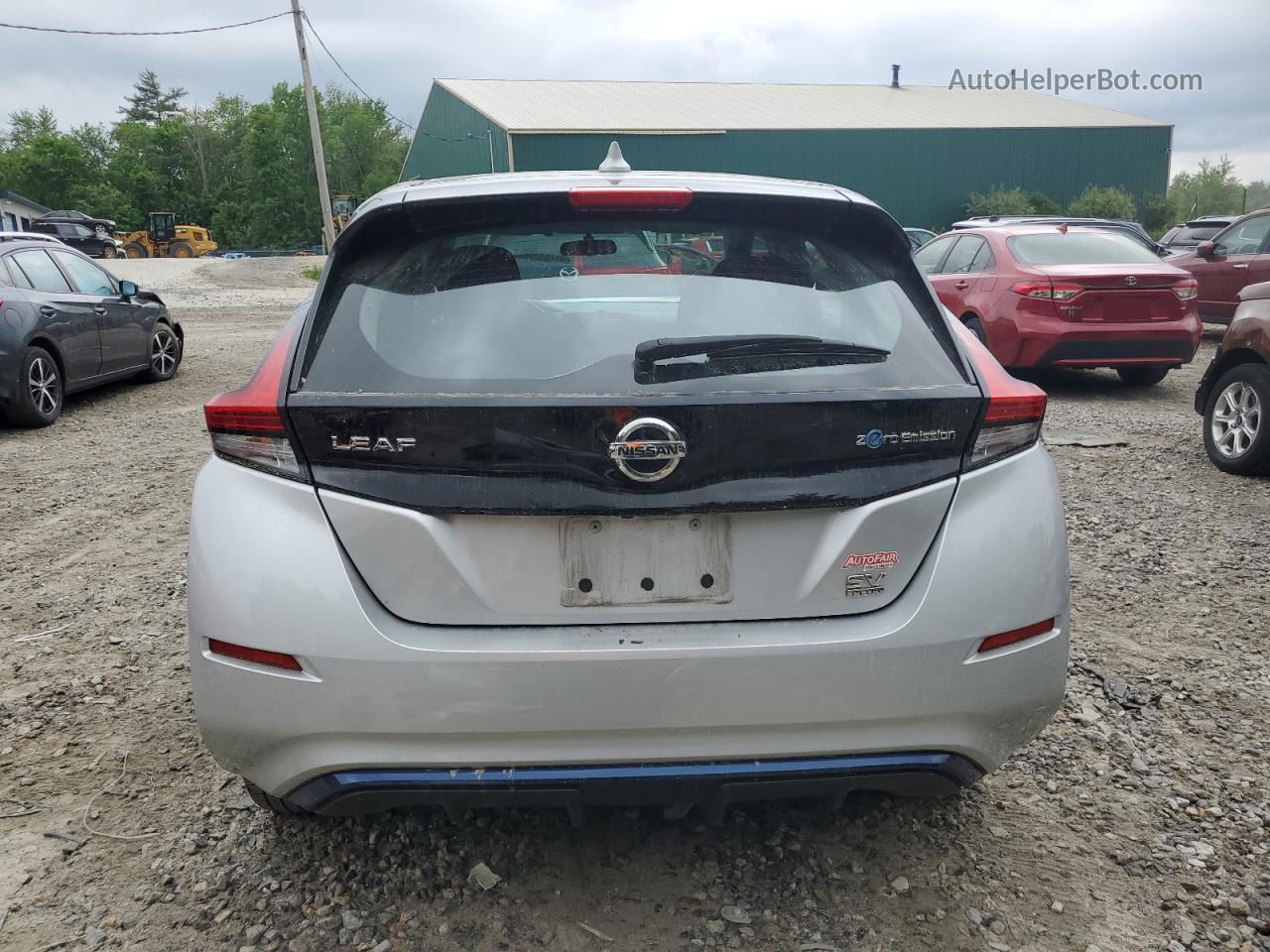 2019 Nissan Leaf S Plus Серебряный vin: 1N4BZ1CP8KC317917