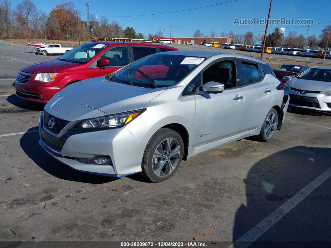 2019 Nissan Leaf Sl Plus Silver vin: 1N4BZ1CP8KC320560