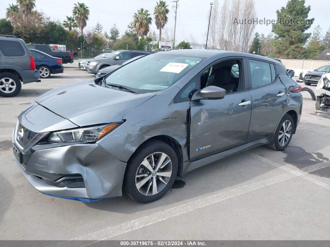 2019 Nissan Leaf S Plus Gray vin: 1N4BZ1CP8KC321286