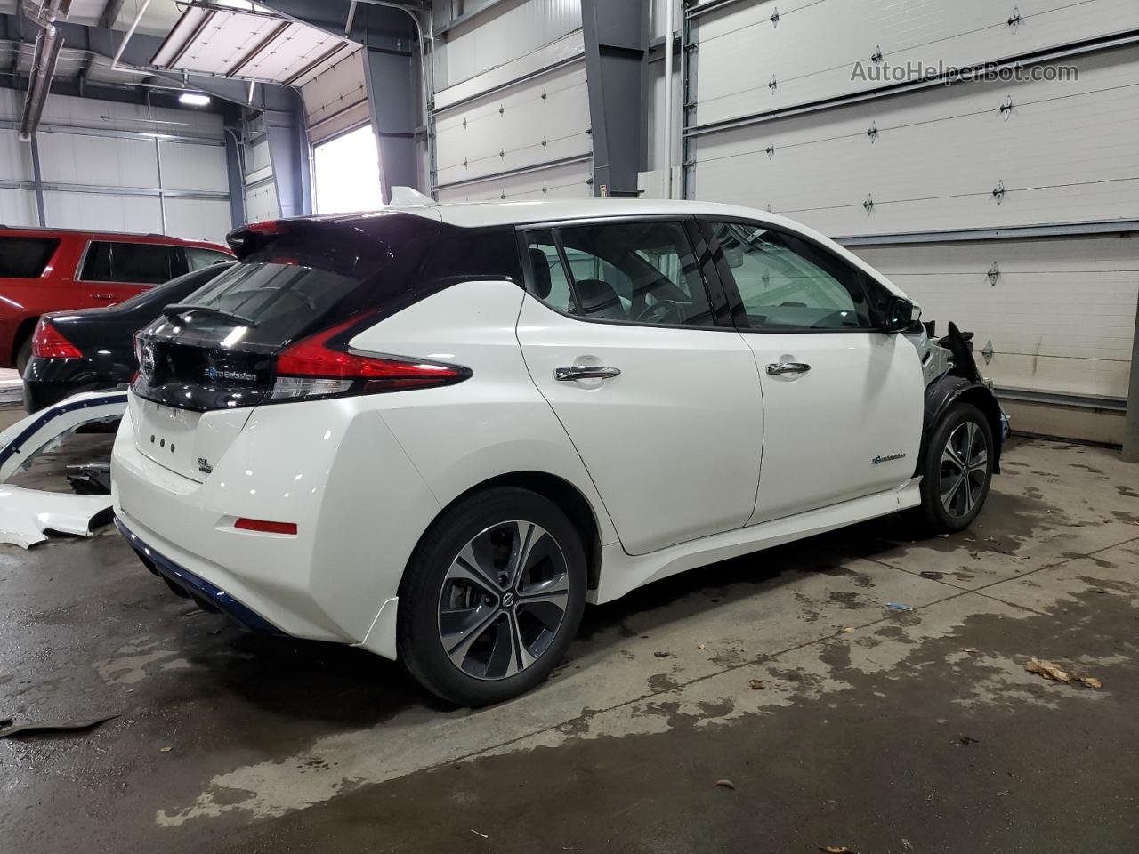 2019 Nissan Leaf S Plus Белый vin: 1N4BZ1CP9KC319059