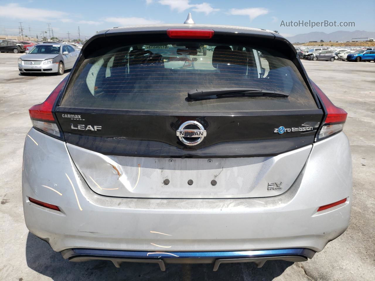 2019 Nissan Leaf S Plus Silver vin: 1N4BZ1CP9KC319966