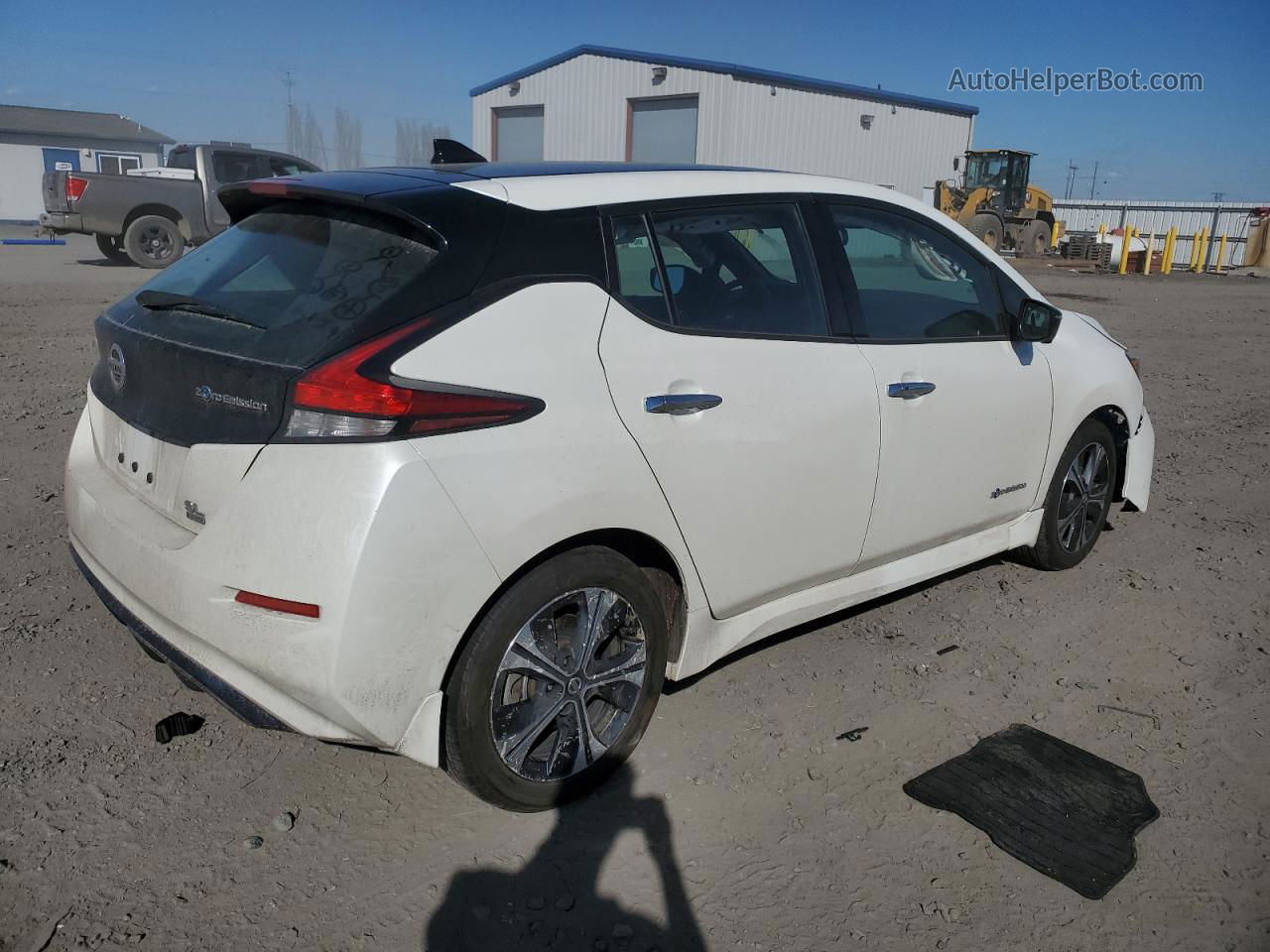 2019 Nissan Leaf S Plus Белый vin: 1N4BZ1CP9KC321426