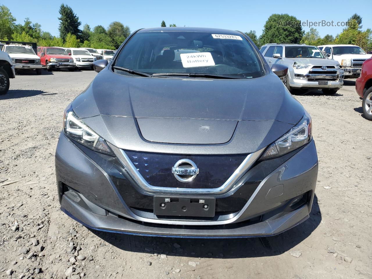 2019 Nissan Leaf S Plus Gray vin: 1N4BZ1CPXKC312153