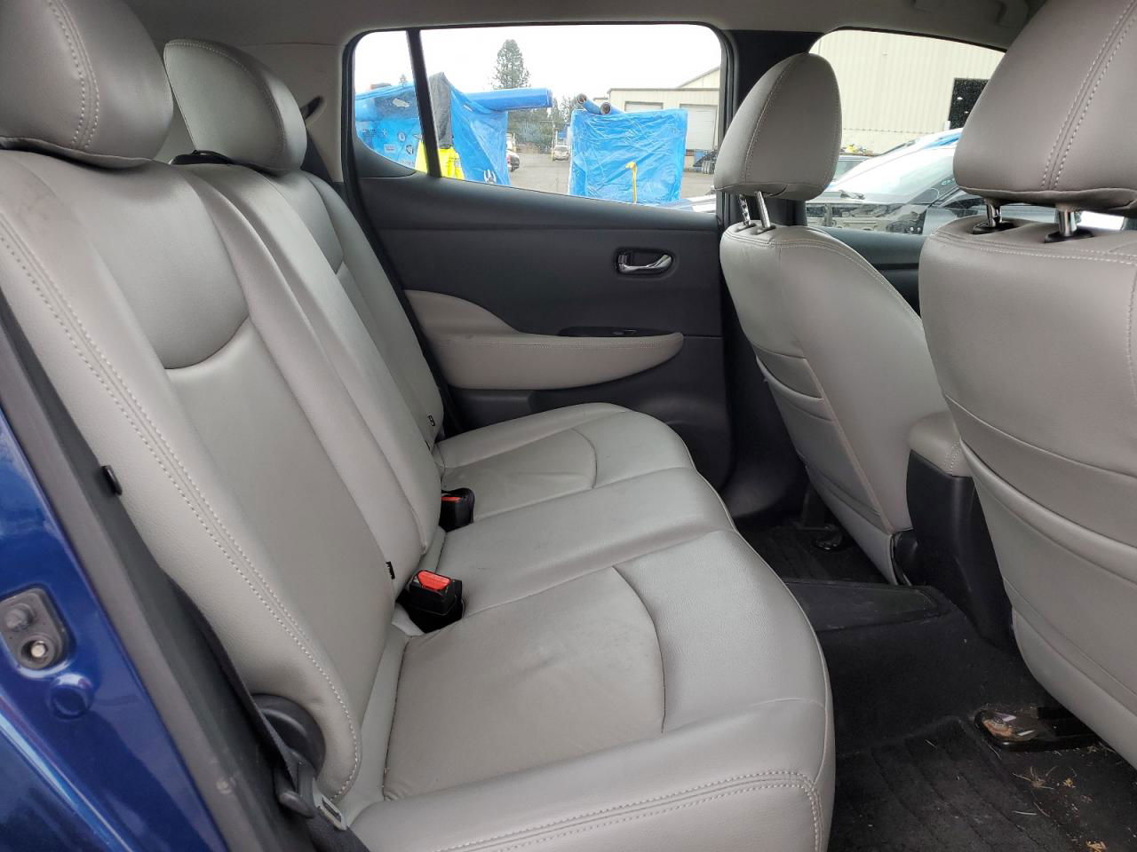 2019 Nissan Leaf S Plus Blue vin: 1N4BZ1CPXKC313044