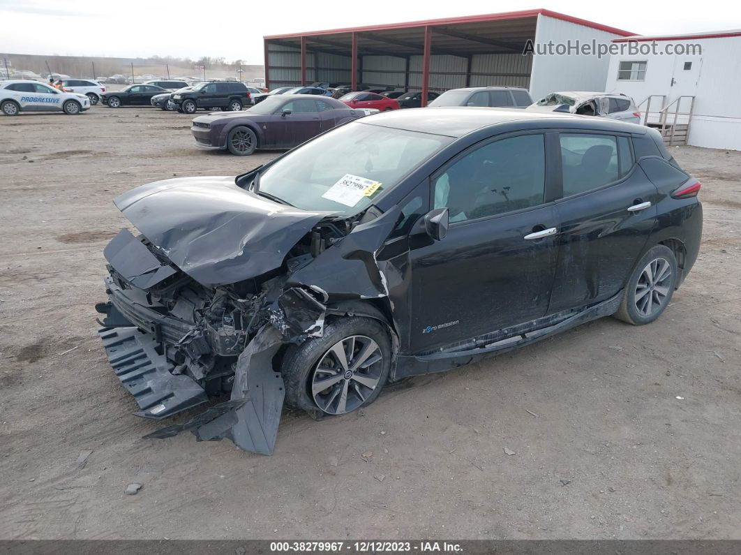 2019 Nissan Leaf S Plus Black vin: 1N4BZ1CPXKC313352