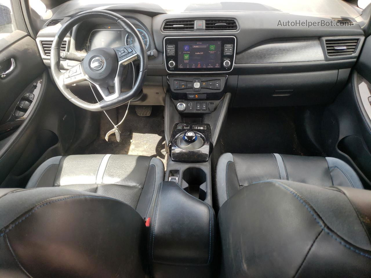 2019 Nissan Leaf S Plus Синий vin: 1N4BZ1CPXKC320074