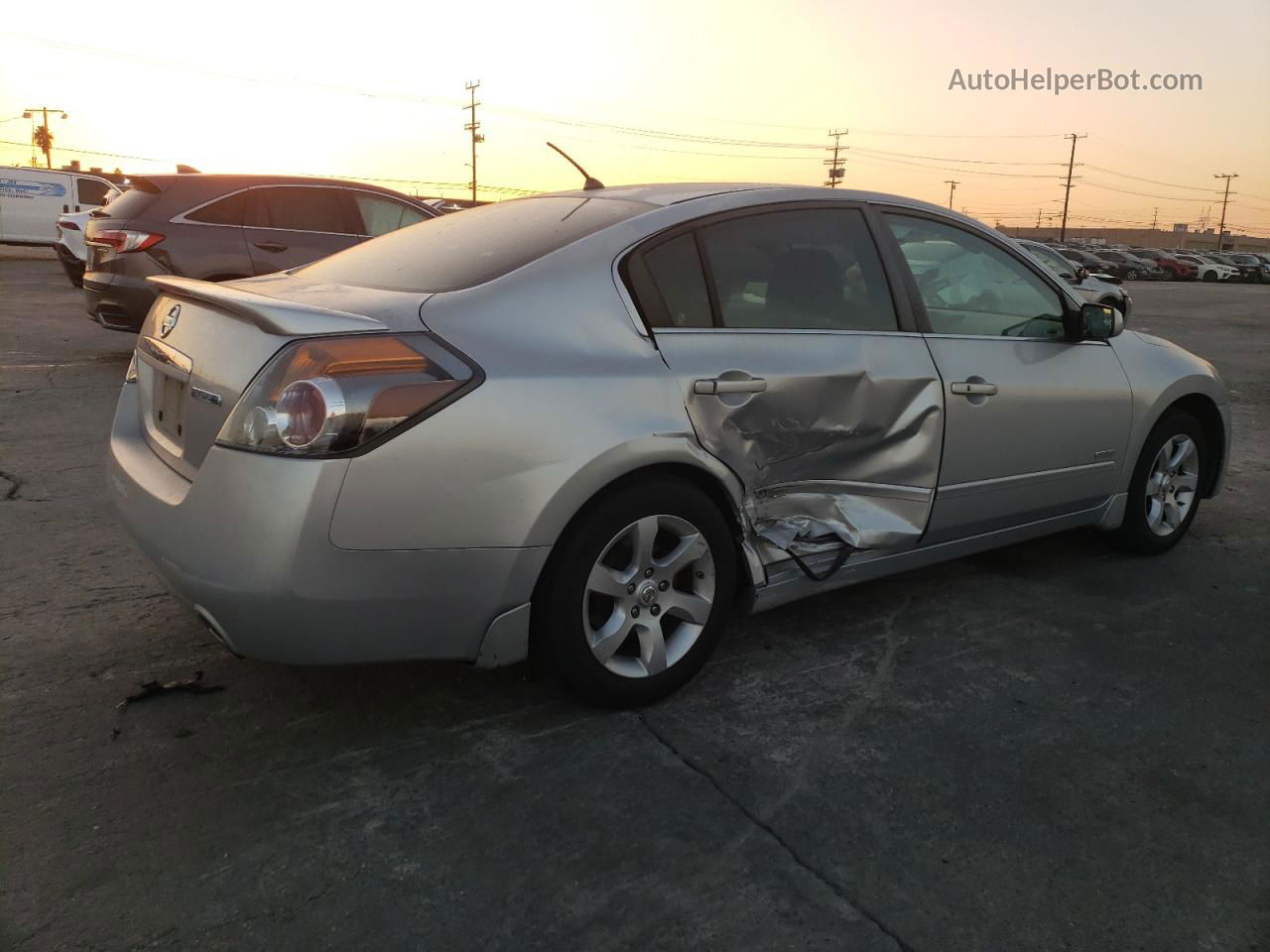 2008 Nissan Altima Hybrid Silver vin: 1N4CL21E58C249131