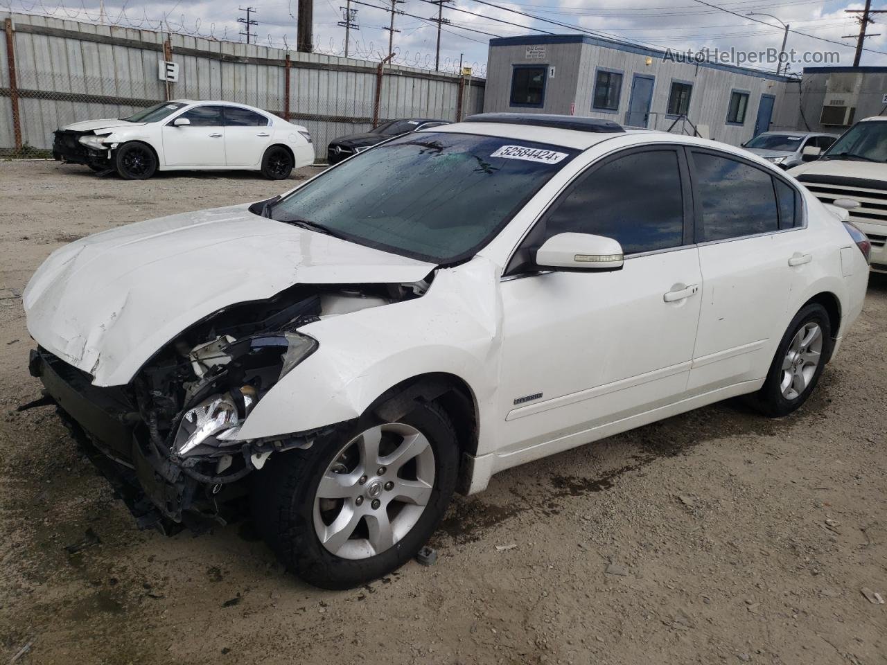 2009 Nissan Altima Hybrid White vin: 1N4CL21E89C126635