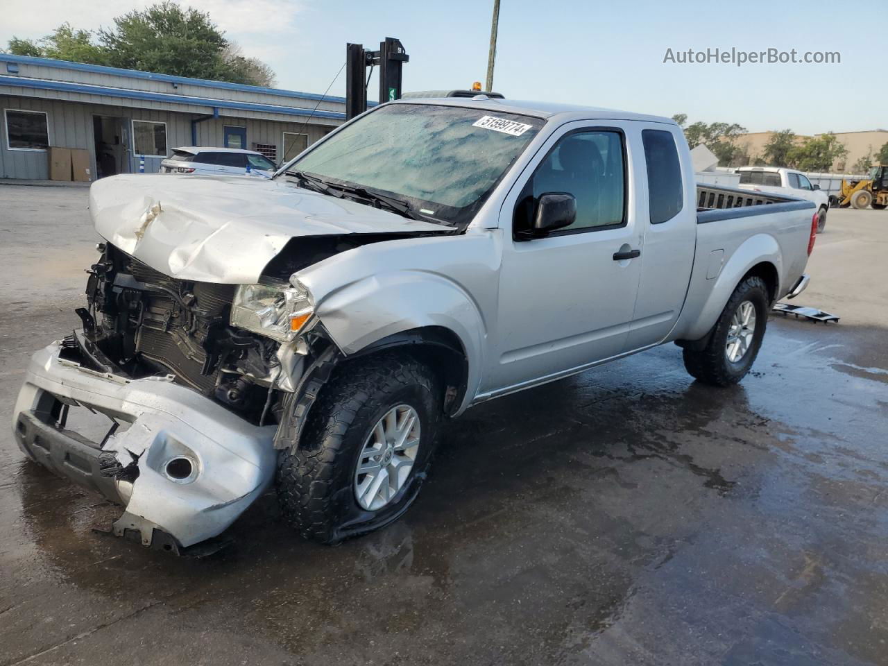 2016 Nissan Frontier Sv Silver vin: 1N6AD0CW1GN753328