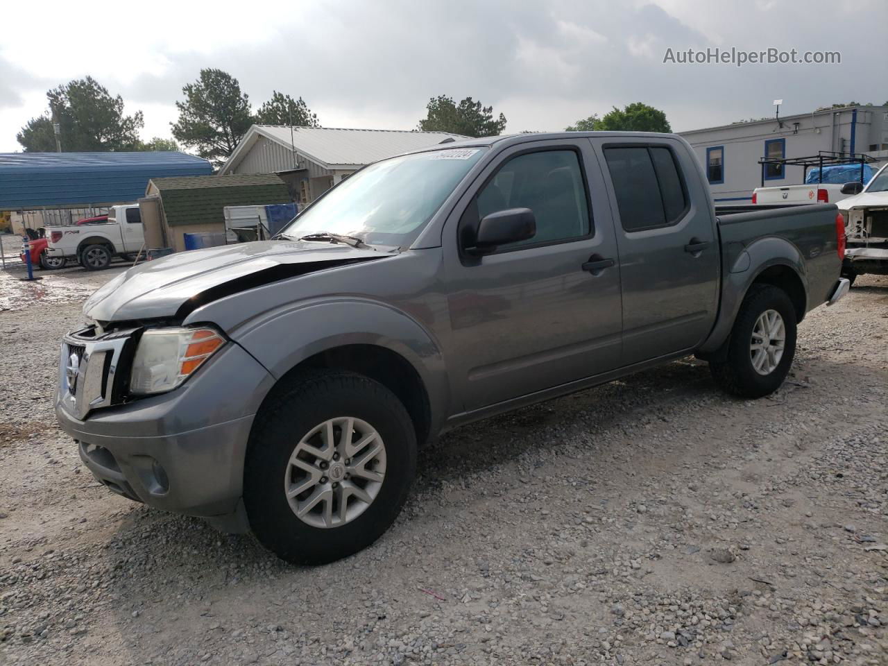 2016 Nissan Frontier S Серый vin: 1N6AD0ER0GN720389